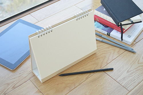 Blank hand-painted desk calendar 2023 desk calendar-XPRINT horizontal version-hand-painted scrapbooking DIY graduation design ideas