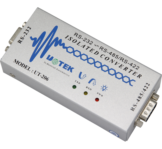 Utai UT-206 Commercial Level Converter High Performance RS-232 to RS-485 422