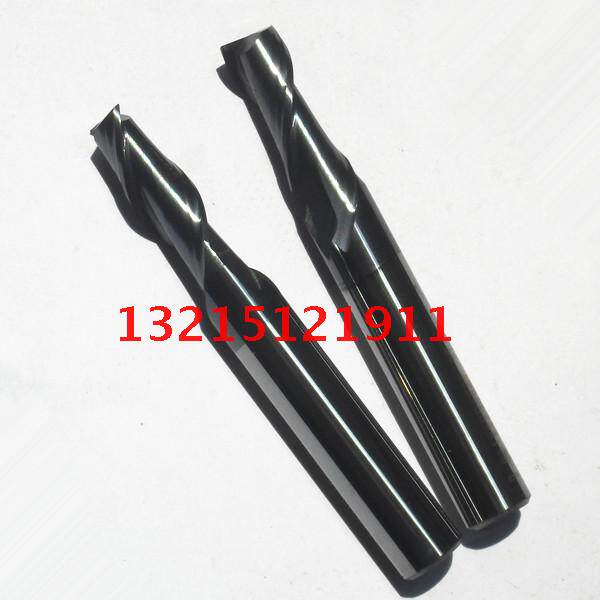 Tungsten Steel Milling Cutter Hard Alloy Milling Cutter 2 Blades Tungsten Steel Coated Upright Milling Cutter 2-Edge Alloy Milling Cutter 7 0 8 0