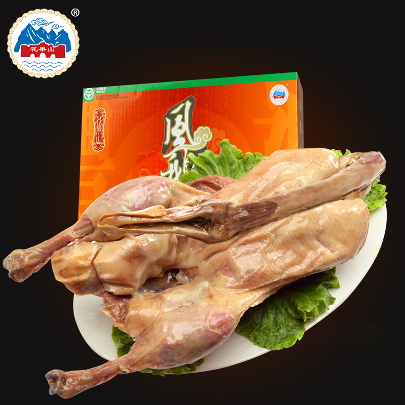 Ветровый гусь Jiangsu Lianyungang Huaguo Mountain Festival Festival Festival Festival - 1700 г мяса для ветряной гусей, приготовленная