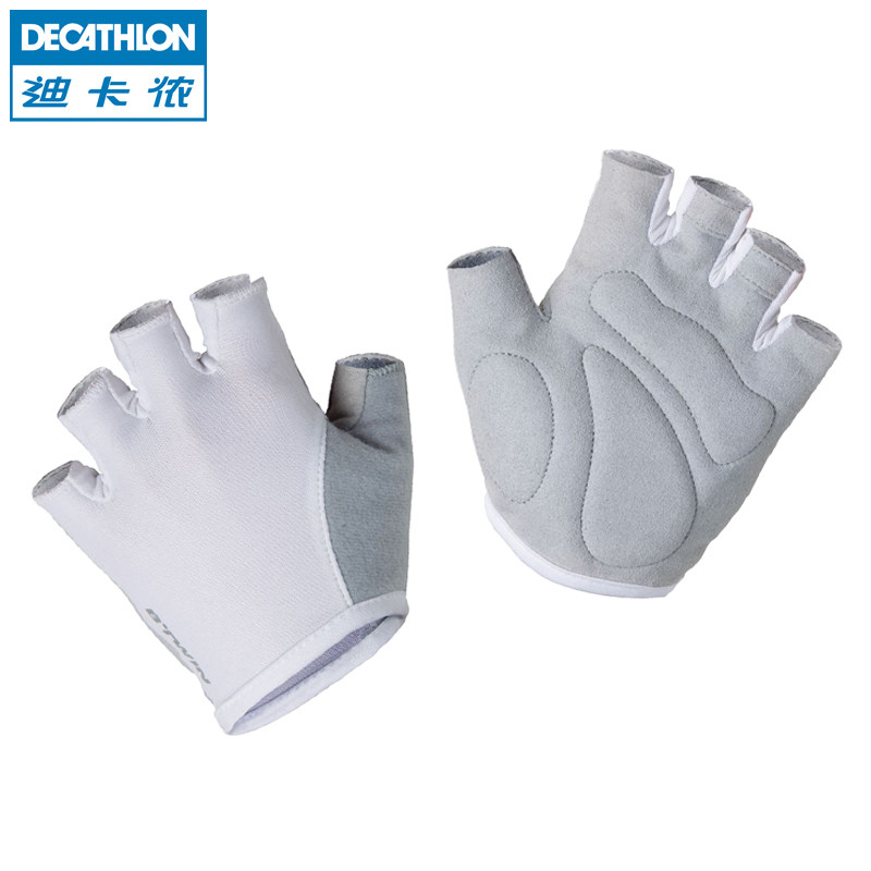 迪卡侬女款半指骑行手套动感单车山地公路自行车手套G BTWIN1