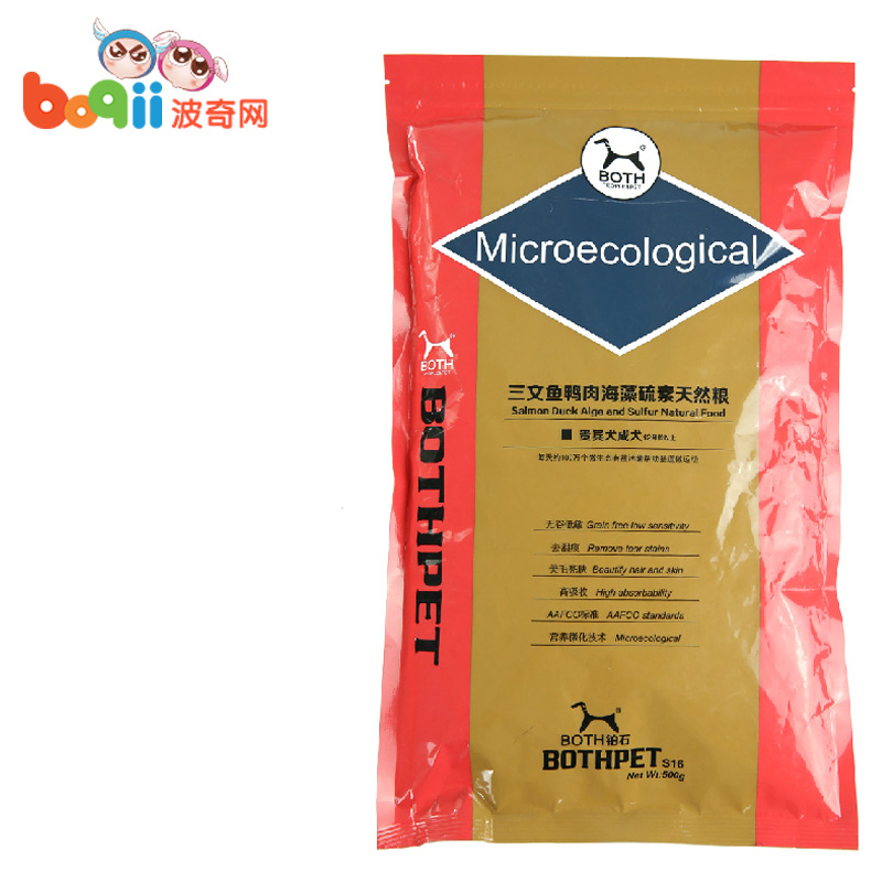 波奇网 宠物狗粮 BOTH狗粮 贵宾犬成犬狗粮500g 泰迪成犬狗粮