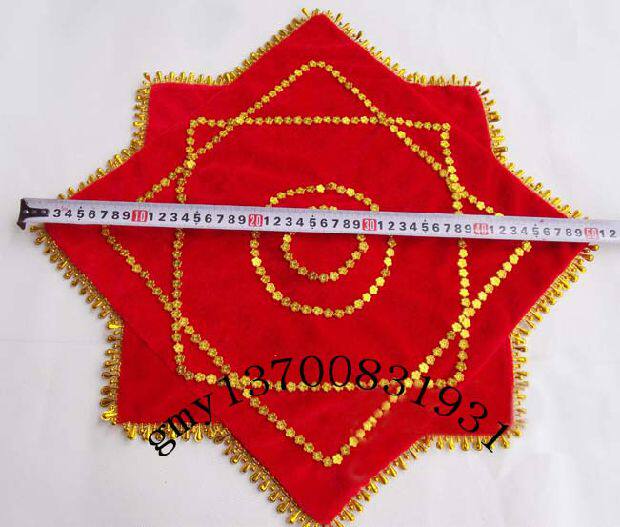Thickened cross square dance handkerchief handkerchief northeast two people turn octagonal towel large handkerchief flower custom handkerchief