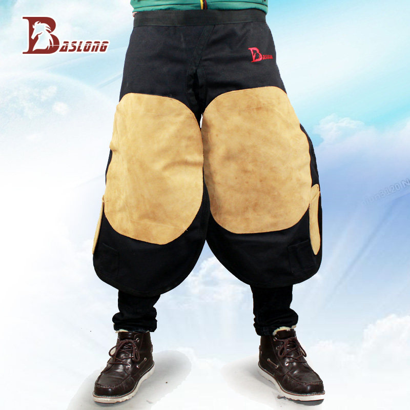 Equestrian stable supplies hoof trimming apron canvas easy-to-clean leather pad removable Velcro eight-foot dragon harness