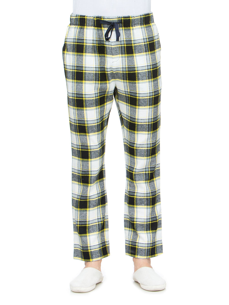 ROYAL VELVET|黑黄条纹拼色全棉休闲裤