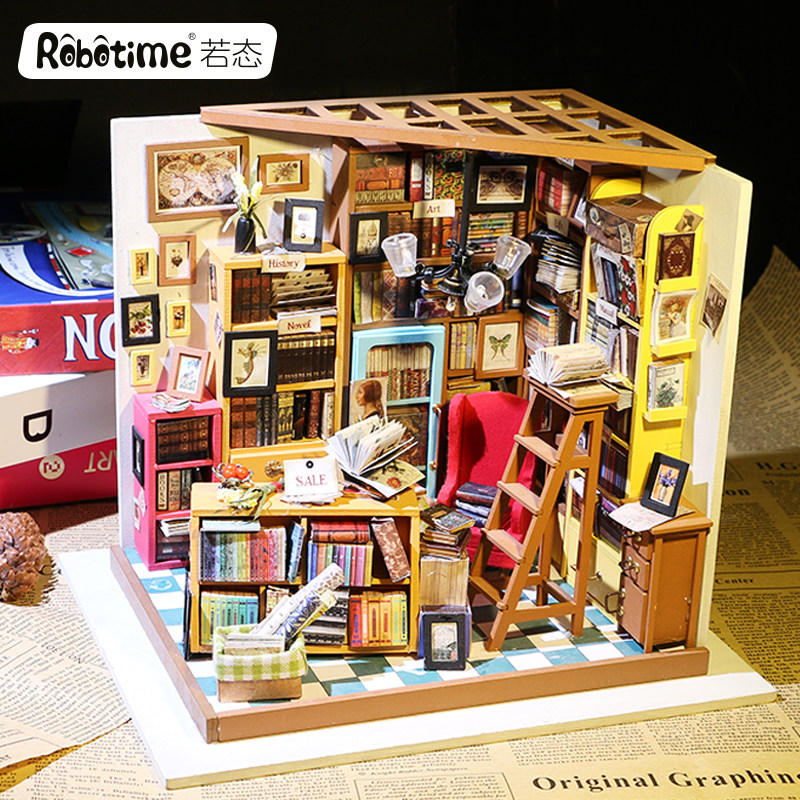 If State 3D Solid Jigsaw Puzzle Puzzle Assembly Model DIY Lodge Adults Birthday Creative Gifts Sam Bookstore