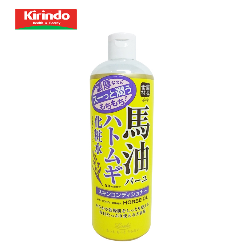 【kirindo】日本进口Loshi马油薏仁保湿护肤水500ml*瓶