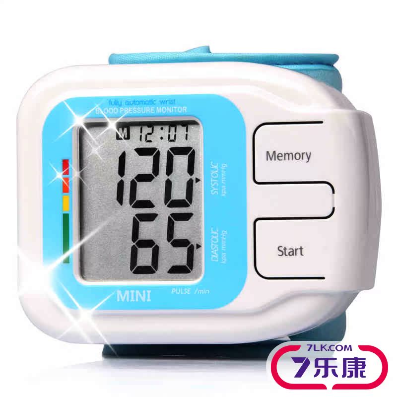 九安电子血压计家用手腕式可测心律MINI 738测量高血压仪器