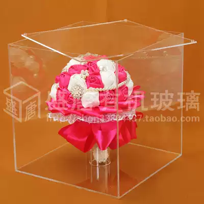 High transparent acrylic one-piece adhesive flower ball box plexiglass sheet any style customized