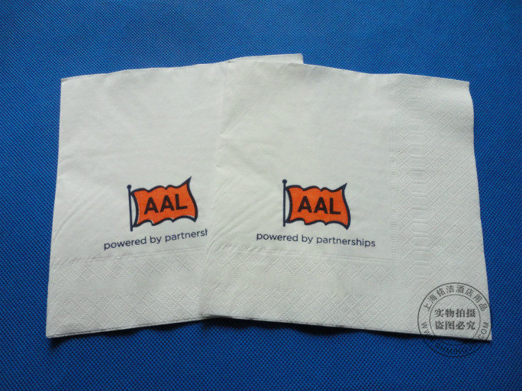Free print 330 flat plate double napkin hollow napkin napkins per box 3000 sheets custom print logo