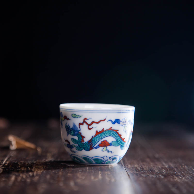 Jingdezhen ceramic cup kung fu masters cup but small teacups hand - made sample tea cup manually archaize individual cup bowl