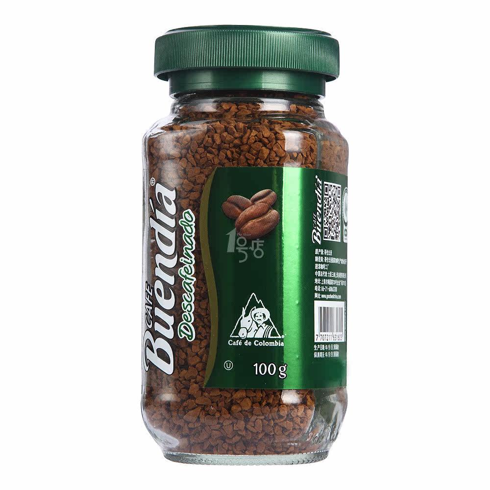 Buendia博恩 哥伦比亚脱因冻干速溶咖啡 100g