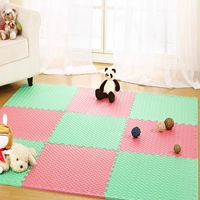 Jiayu bọt mat phòng ngủ của trẻ em tatami câu đố bò mat khâu mat dày lớn 60 * 60 thảm chùi chân chống trượt