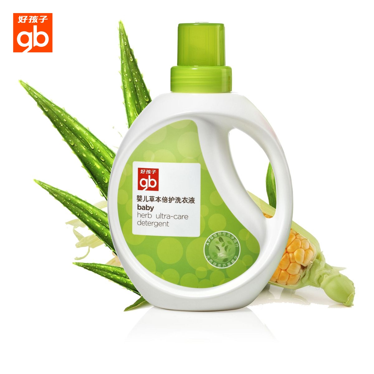 好孩子婴儿草本倍护洗衣液特惠装1200ml  宝宝洗衣液 X1102