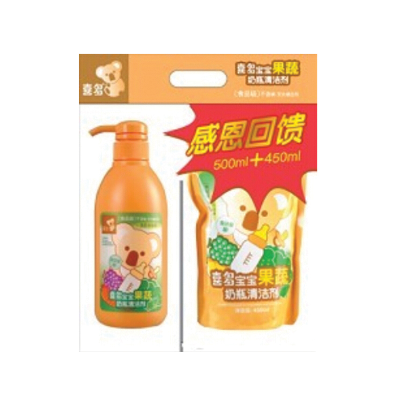 喜多儿童果蔬清洁剂清洗剂 宝宝奶瓶清洗剂清洗剂