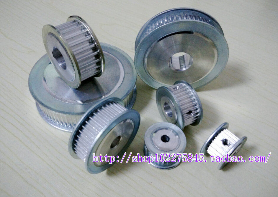 Synchronous wheel 3M 50 teeth inner hole 8MM 10MM 12MM 14MM 14MM 10MM aluminium material