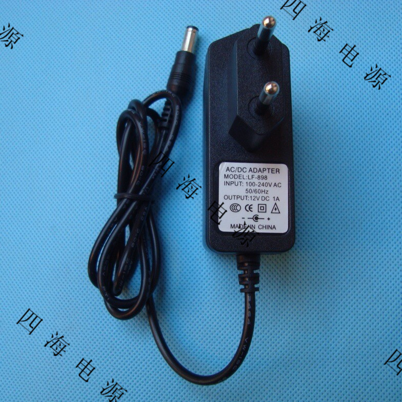 High quality European standard 12V0 5A power supply 12V500MA switching power adapter 12V1A factory direct sales