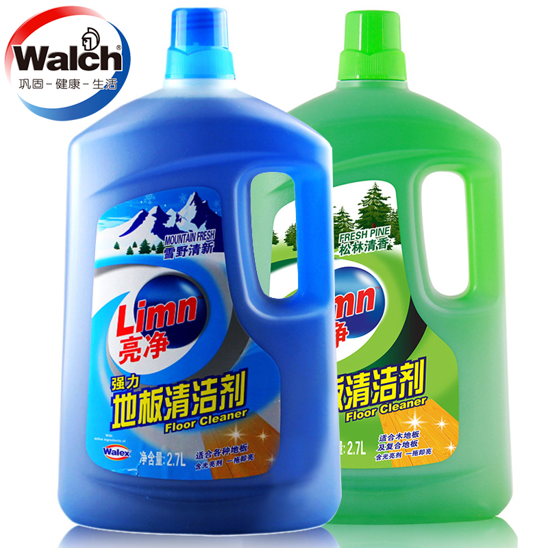 威露士地板净亮净强力地板清洁剂5.4L （雪野清新+松林清香）