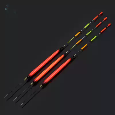 Red fishing drifting bar fir floating vertical buoy jujube nuclear drifting sea fishing drifting sea Pole drifting night fishing gear