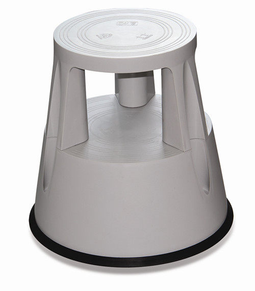 Bottom Retractable Casters Removable Pickup Stool Restocking Stool Plastic Step Stool Library Pickup Stool