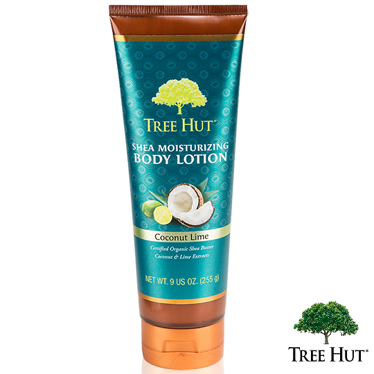 台湾官网直邮进口Tree Hut树上小屋滋润身体乳-莱姆椰子香味