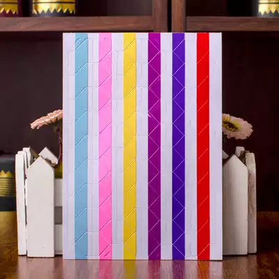 Korea diy homemade handmade material photo album tools accessories corner stickers retro PVC diagonal stickers 102 PCs