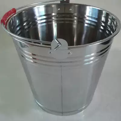 Hand-held stainless steel thickened bucket cleaning floor utensils bucket rice bucket stainless steel multi-purpose bucket