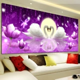 Новая 5D Diamond Painting, полная романтической спальни на стикерах спальни с бриллиантами