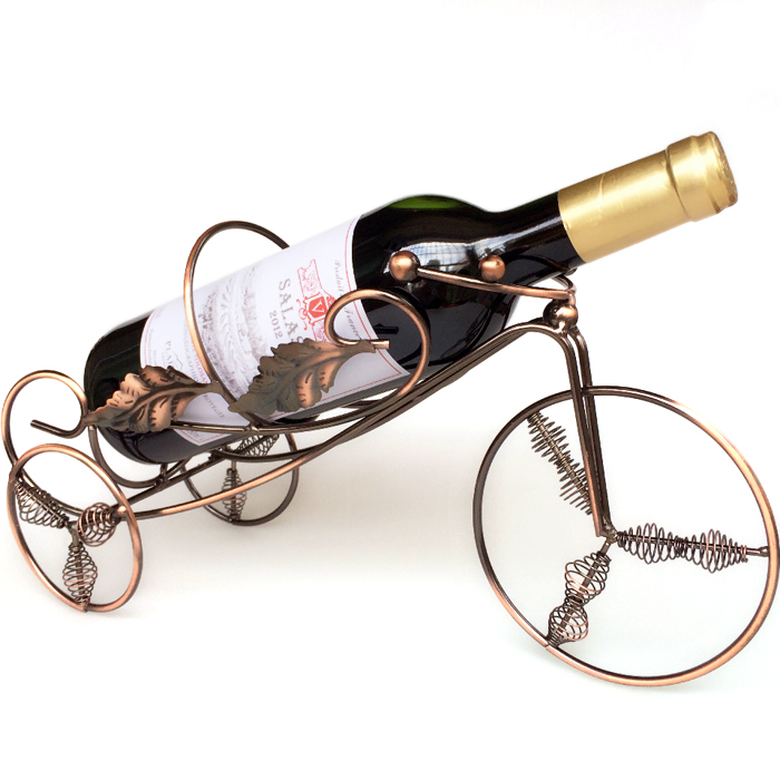 Iron Art Red Wine Rack Swing Piece Creative Wine Bottle Rack Fashion Wine Rack Eurostyle Vintage Sea Pirate Ship High Foot Cup Wine Rack