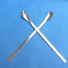 Stainless steel spoon long handle stainless steel spoon steel spoon laboratory with spoon 20cm long spoon