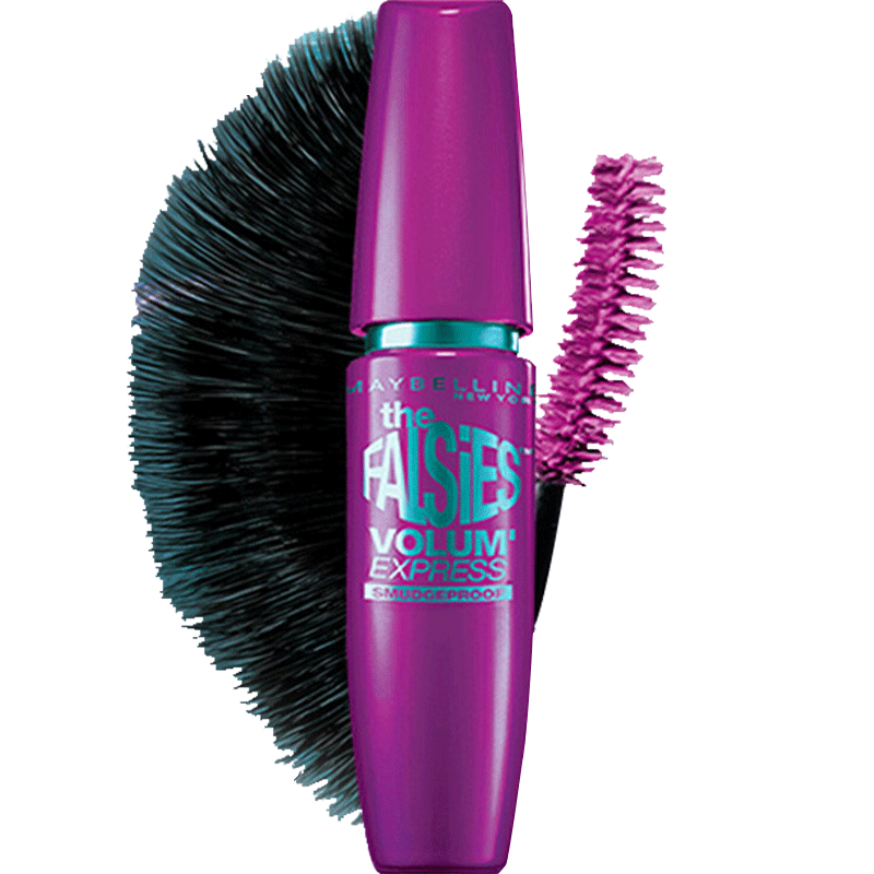 美宝莲密扇睫毛膏 巨浓密防水卷翘纤长猫眼飞箭紫胖子不晕染