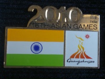 2010 Guangzhou Asian Games badges participating country badges India badges