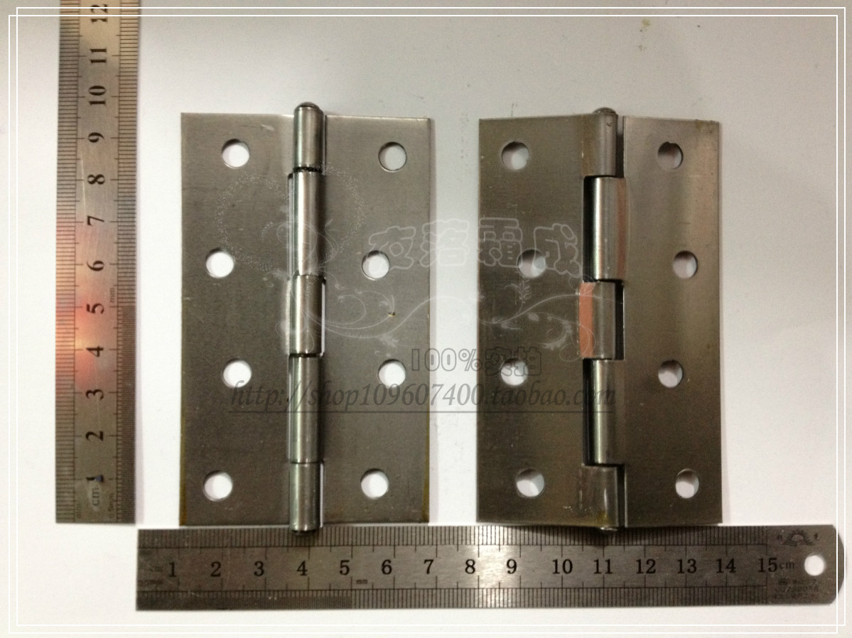 Triangle 4 inch iron - coated cabinet door and window and door - package gift box Page flat page single price