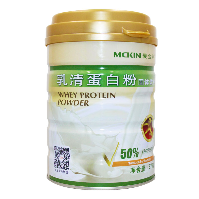 麦金利 乳清蛋白粉375g 固体饮料 提供人体所需的七种氨基酸