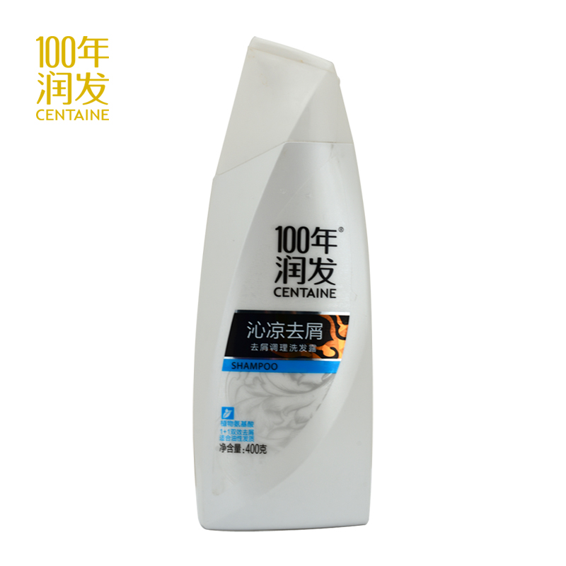【天猫超市】100年润发洗发露沁凉去屑400g 去屑调理 植物氨基酸
