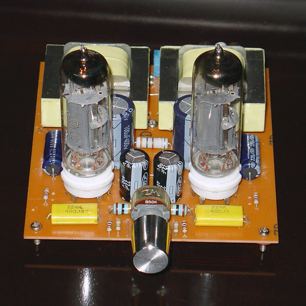 Use two composite 6F3 vacuum tube bile class A single-ended bile machine fever-grade bile machine amplifier board