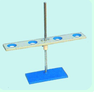 Iron Funnel Shelf 2 Holes 4 Holes Experimental Consumable Iron Funnel Rack 4 Holes Assays Experimental Teaching Instruments