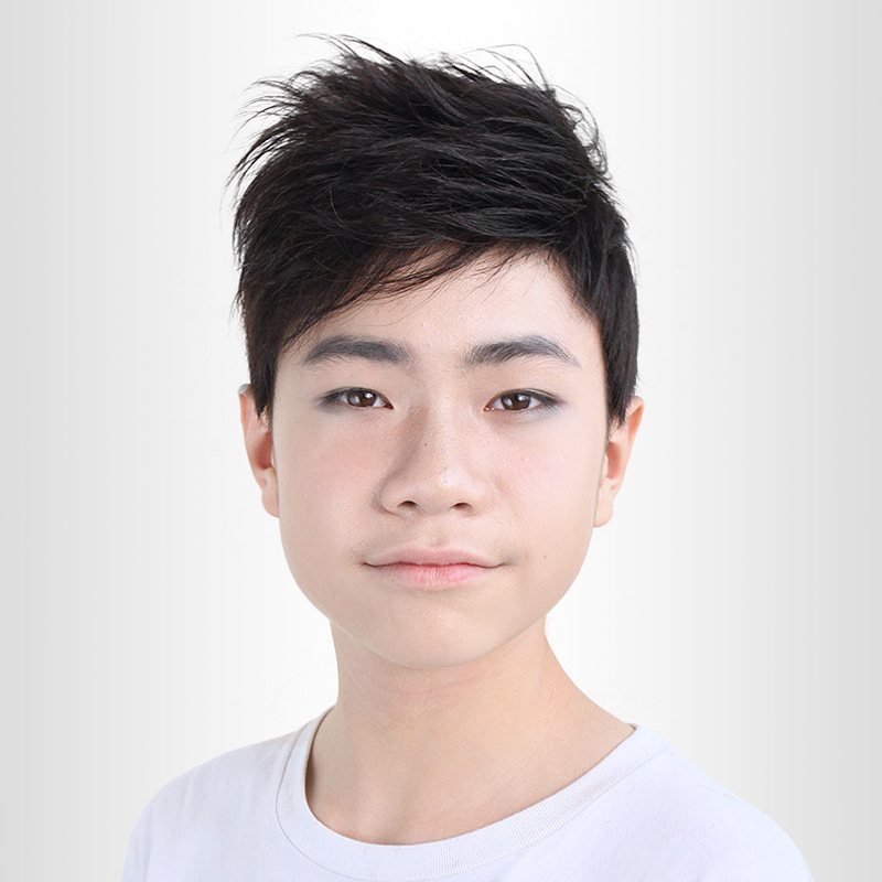 磊磊新款男士假发真人发帅气逼真透气中老年短发韩版手织超薄