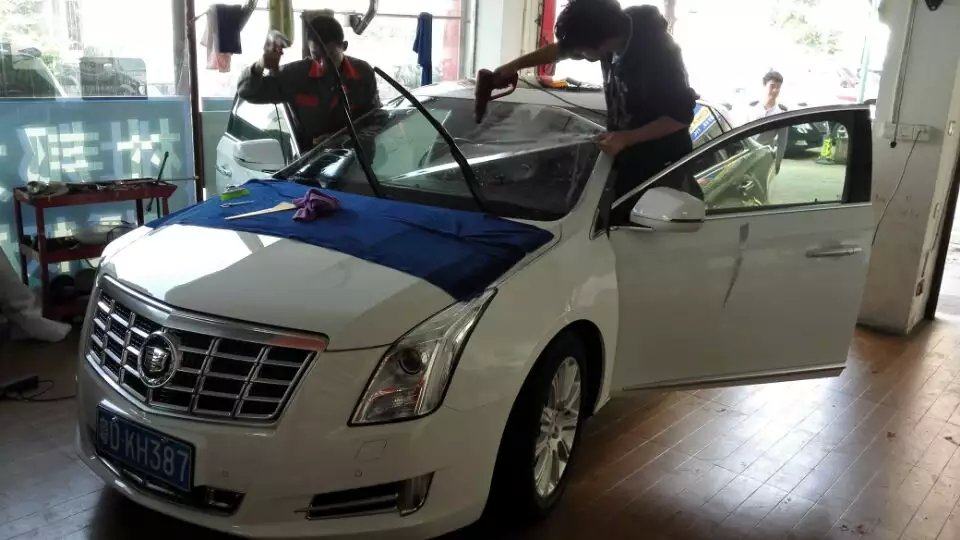 Changsha Aolong Car Decoration Zhongnan Store Car film service National solar film construction fee 200 yuan