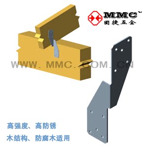 Wind-resistant pull parts Hurricane clip windproof fasteners rotating wooden roof truss structure light steel connection fittings RT7A Gujie