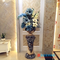 European-style floor-to-ceiling large vase simulation floral set flower arrangement living room decoration flower decoration Home decoration American style