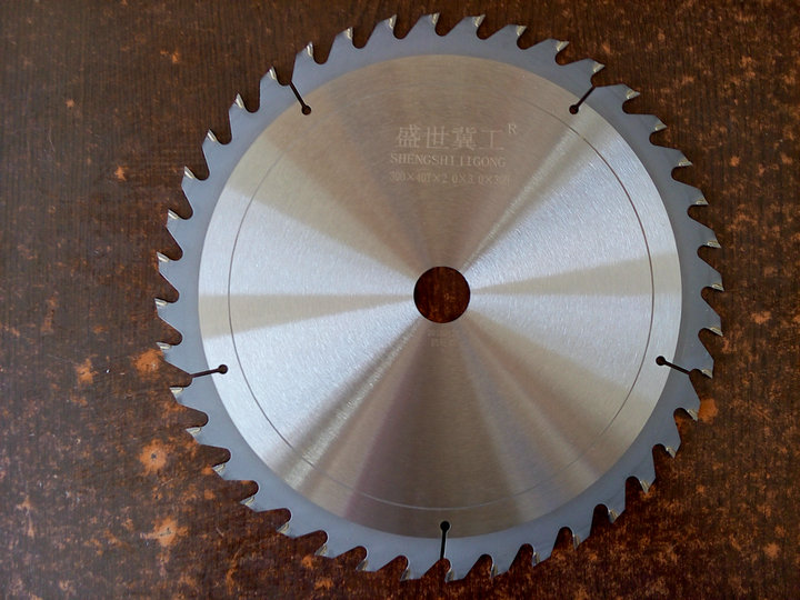 Ten pieces of Shengshi Jigong alloy saw blade laminate cutting edge push table saw woodworking wood with waste wood processing