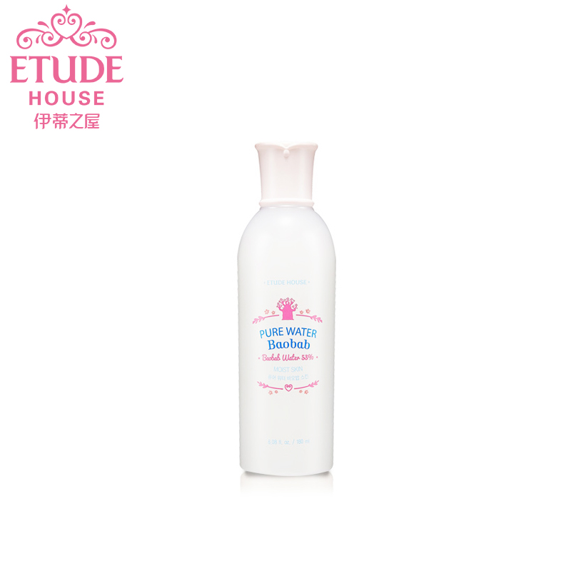 ETUDE HOUSE伊蒂之屋猴面包树清润保湿水凝露 爽肤水补水 化妆水