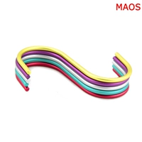 Móc tròn hợp kim nhôm MAOS Móc loại S móc đa chức năng Kiểu móc đơn S móc treo bếp móc quần áo 20 - Hệ thống giá giặt máy cắt lông