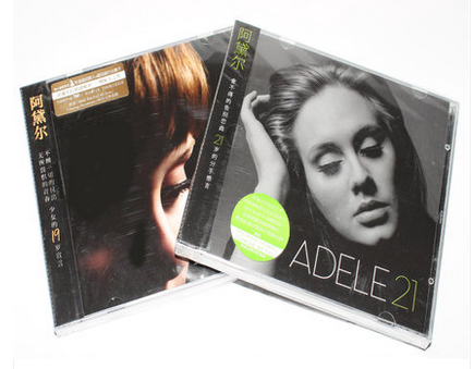 正版包邮 Adele 阿黛尔两张专辑 19+21 心碎的灵魂 2CD+歌词册