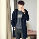 Thanh niên xuân hè Áo khoác cotton Hàn Quốc áo gió nam dài áo sinh viên đẹp trai giản dị áo hoodie thủy triều