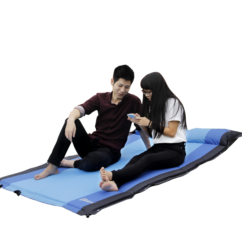 Tundra with automatic inflatable mat Outdoor tent sleeping mat Moisture proof mat Widened thickened double air cushion camping Camping