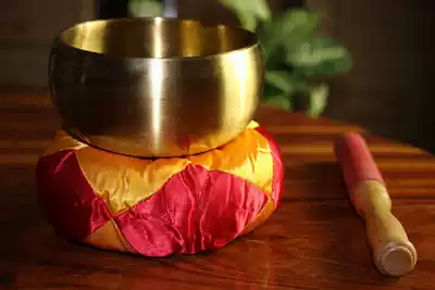 Buddhist supplies pure copper instruments Taiwan brass chime 3 5 inch-8 inch copper chime bronze bowl Buddha sound bowl practice Bowl