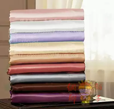 Silk quilt cover 100%mulberry silk single piece silk satin solid color single double special offer Seamless 22 25 30 mm