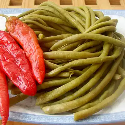 Anhui Anqing specialty farmer's old altar pickled cowpea pickled capers pickled long bean pickles 500g